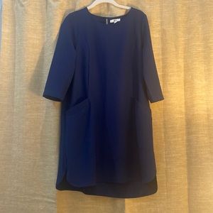 Navy blue short dress